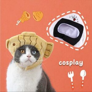 Japan Taiyaki / Fish shaped pastry headband for pet